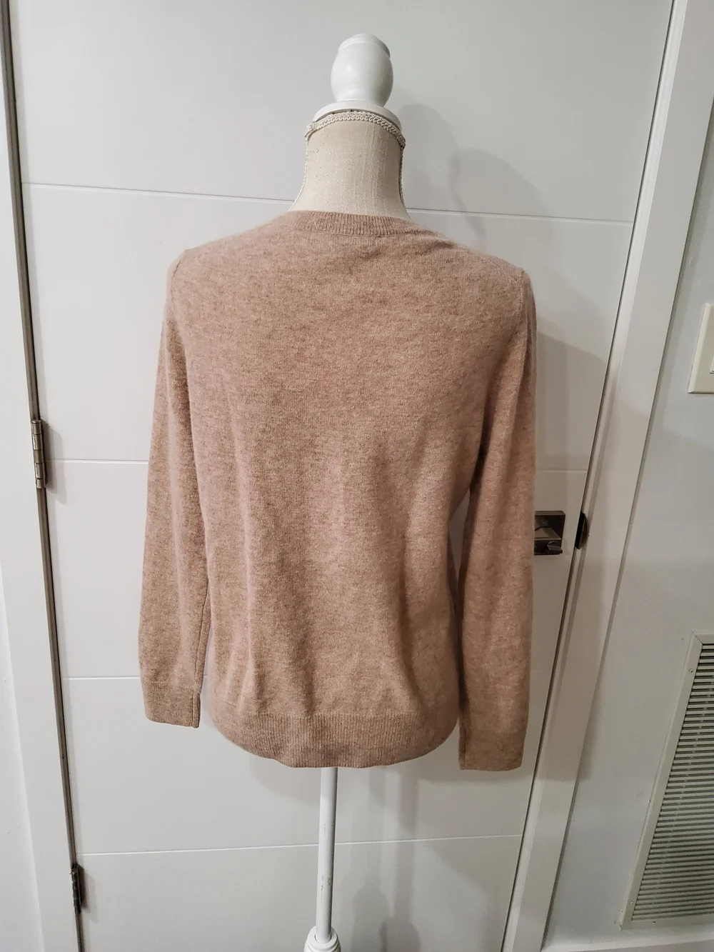 Quince Beige Crewneck Sweater